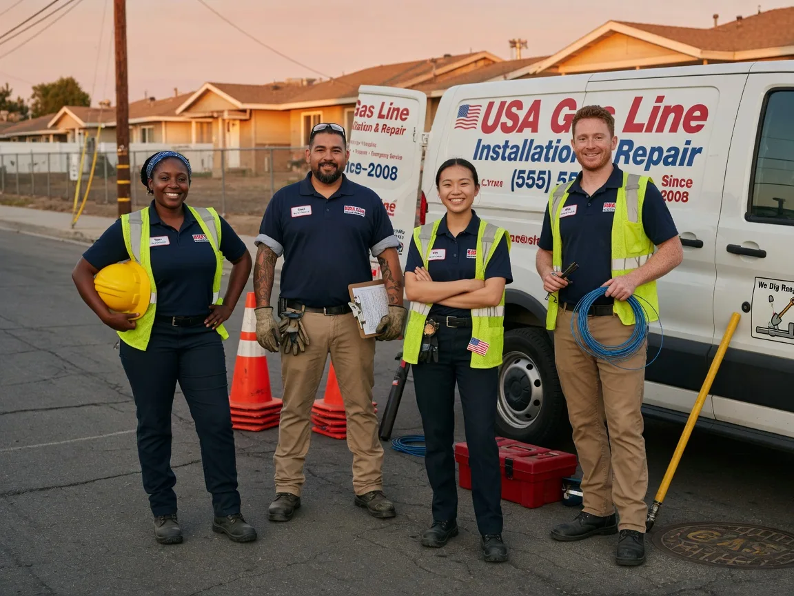 Gas Line Installation company in Nellis, WV